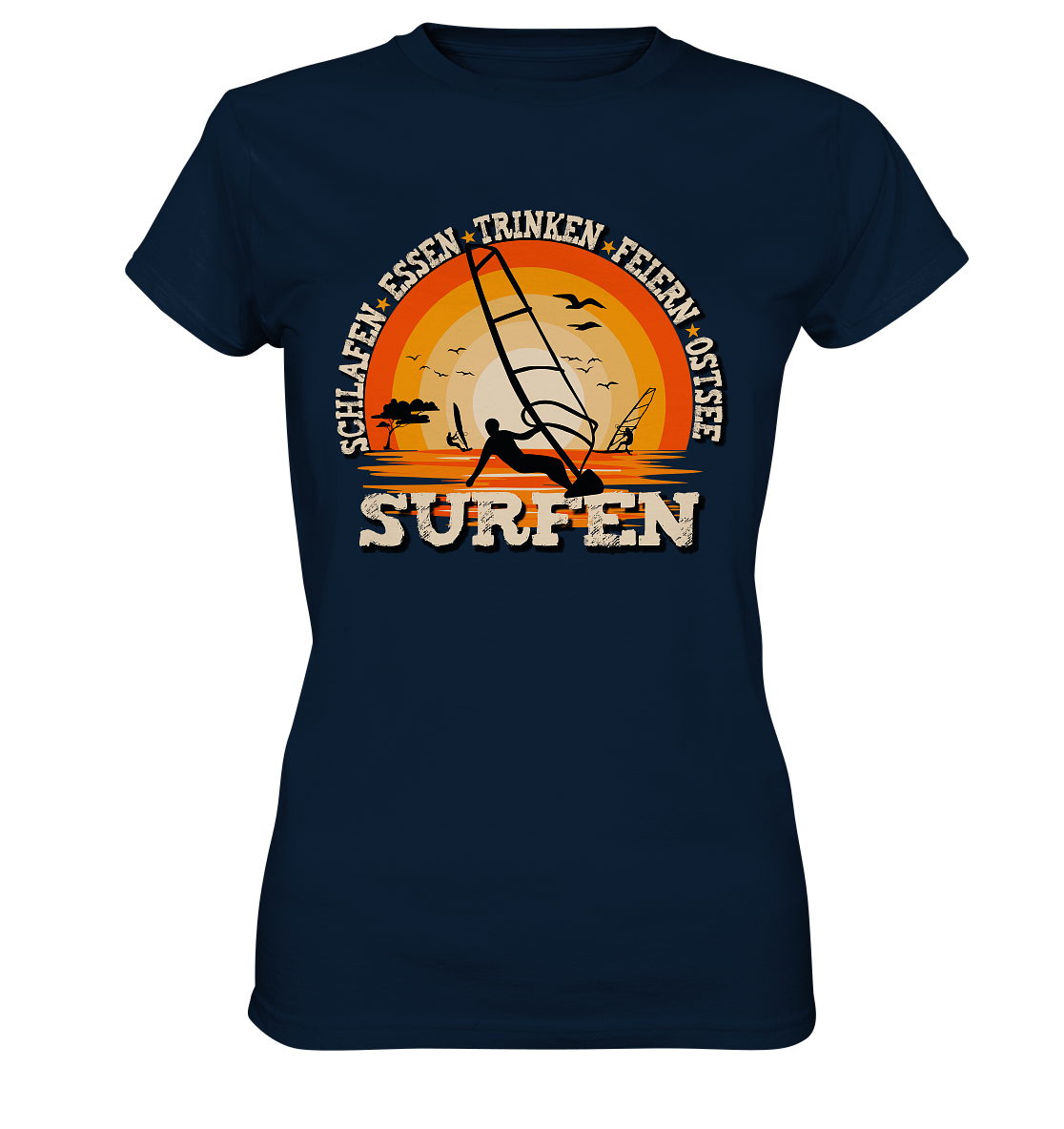 Surfer Liebe - Damen Shirt