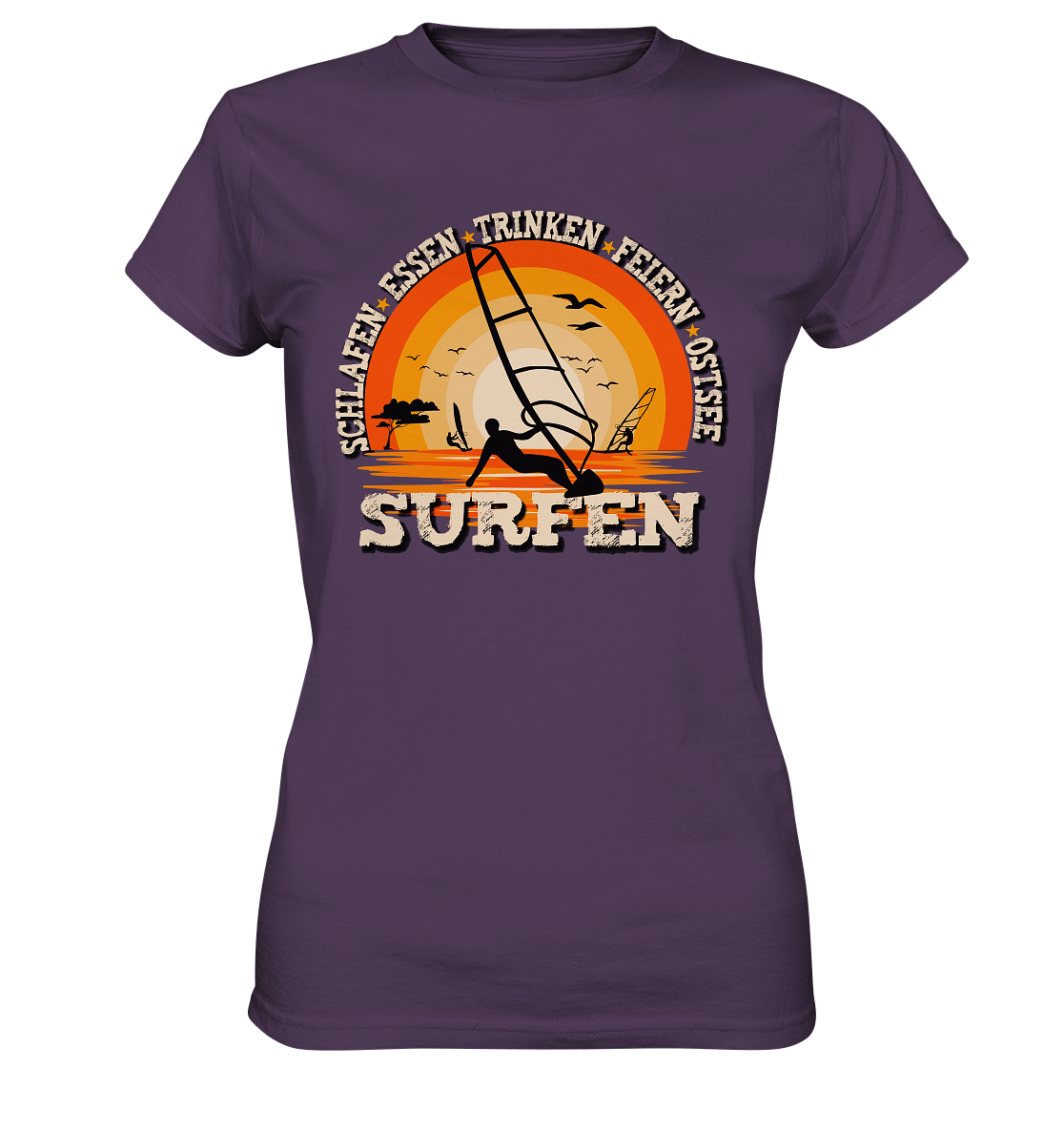 Surfer Liebe - Damen Shirt